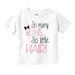 So Many Bows So Little Hair Daughter Youth T Shirt Tee Girls Infant Toddler Brisco Brands 3T