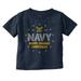 US Navy Anchor Logo Honor Courage Toddler Boy Girl T Shirt Infant Toddler Brisco Brands 5T