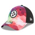 Men's New Era Pink Pittsburgh Steelers 2023 NFL Crucial Catch 39THIRTY Flex Hat