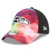 Men's New Era Pink Seattle Seahawks 2023 NFL Crucial Catch 39THIRTY Flex Hat