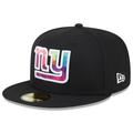Men's New Era Black York Giants 2023 NFL Crucial Catch 59FIFTY Fitted Hat