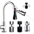 360° Rotary Kitchen Tap Connector Accessory Faucet Sprayer Replacement Connector Splashback Tap Head