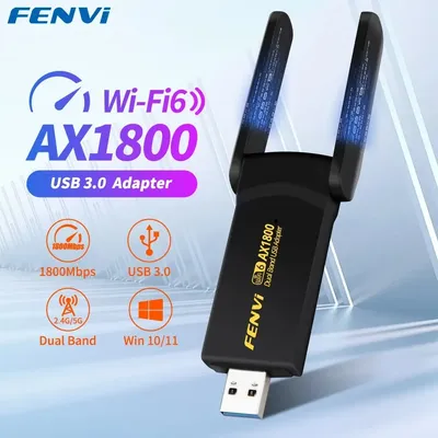 FENVI 1800 Mbit/s WiFi 6 USB-Adapter Dual Band 2,4 G/5 GHz Wireless WiFi Receiver USB 3.0 Dongle