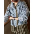 Jeans jacke für Damen jacken für Damen Jeans mäntel Damen Jeans jacke Jeans jacke für Damen Damen