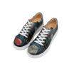 Plateausneaker DOGO "Myra Bear With A Balloon Damen Sneaker / Female", Damen, Gr. 40, Normalschaft, blau, Lederimitat, Schuhe, Vegan