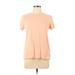 J.Crew Short Sleeve T-Shirt: Pink Tops - Women's Size Large