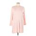 Old Navy Casual Dress - Mini Crew Neck 3/4 sleeves: Pink Dresses - Women's Size Large Tall