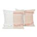 Novica Handmade Delhi Sophistication Peach Cotton Cushion Covers (Pair)