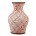 Novica Handmade Windmill Trellis Ceramic Vase