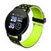 LeKY 119 Plus Smart Watch Multifunctional Health Monitoring Waterproof Fashion Sports Heart Rate Monitor Smart Watch for Running Green One Size