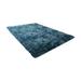 KIHOUT Discount Nordic Tie Dyed Gradient Silk Wool Carpet Living Room Long Wool Coffee Table Mat Bedroom Covered With Plush Bedside Blanket Household Floor Mat 62X31in