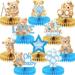 10 Pcs Bear Baby Shower Party Supplies Bear Honeycomb Centerpieces for We Can Bearly Wait Baby Party Decorations Table Honeycomb for Kids Birthday Baby Shower Wedding Party Favors