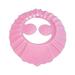 Ploknplq Shower Cap Baby Shower Decorations Shower Baby Bath Soft Child Wash For Hair Kids Hat Cap Shield Bathroom Products Baby Shower Games One Size Pink