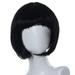 TWIFER Womens Wig Hair Masquerade Short Hair Small Straight Roll Wig