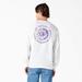 Dickies Men's Garden Plain Graphic Long Sleeve T-Shirt - White Size L (WLR18)