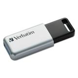 1PC Verbatim Store n Go Secure Pro USB Flash Drive with AES 256 Encryption 32 GB Silver