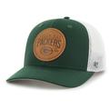 Men's '47 Green Bay Packers Leather Head Flex Hat