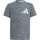 ADIDAS Kinder Shirt AEROREADY Heather, Größe 140 in Grau