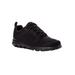 Extra Wide Width Women's Travelactiv Walking Shoe Sneaker by Propet in All Black (Size 8 1/2 WW)