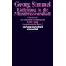 Einleitung in die Moralwissenschaft - Georg Simmel