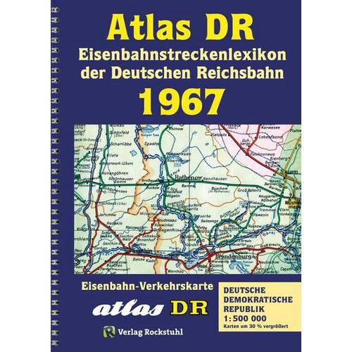 Eisenbahnstreckenlexikon der DDR 1967 - Herausgegeben:Ministerium für Verkehrswesen der DDR, Harald Rockstuhl, Harald Mitarbeit:Rockstuhl