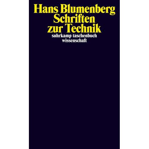 Schriften zur Technik – Hans Blumenberg
