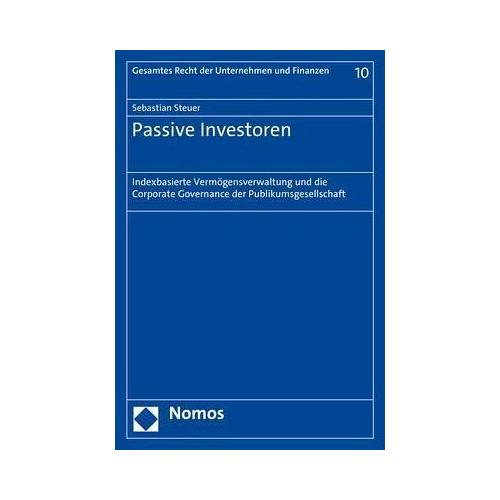 Passive Investoren – Sebastian Steuer