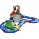 AquaPlay 1547 - Wasserbahn Adventure Land mit Berg, Turm und Stausee, Spieleset inkl. 2 Tierfiguren, Motorboot und Speedboot - Big