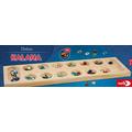 Noris 606101981 - Deluxe Kalaha, Mancala-Spiel, Steinchen-Spiel - Noris Spiele / Simba Toys