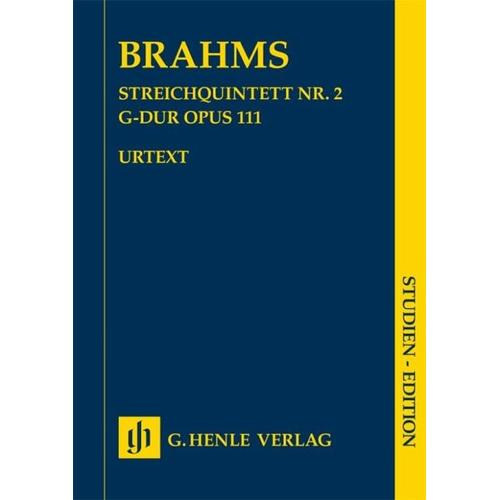 Johannes Brahms – Streichquintett Nr. 2 G-dur op. 111 – Kathrin Herausgegeben:Kirsch, Johannes Komposition:Brahms