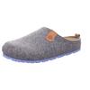 Pantoffel ROHDE "NAPOLI-H", Herren, Gr. 43, grau (grau, meliert), Filz, klassisch, Schuhe, Clog, Hausschuh, Homeslipper mit herausnehmbarer Innensohle