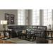 Brown Sectional - Signature Design by Ashley Bladen 173" Wide Symmetrical Corner Sectional Polyester | 38 H x 173 W x 38 D in | Wayfair 12021S4