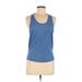 Nike Active Tank Top: Blue Activewear - Women's Size Medium