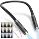 Lampes de lecture LED flexibles rechargeables au cou bras en silicone lampe de lecture portable 3