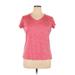 Columbia Active T-Shirt: Pink Activewear - Women's Size X-Large