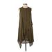 Karen Millen Casual Dress - DropWaist: Green Solid Dresses - Women's Size 4