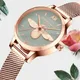 Hannah Martin 2023 New Women Luxury Watch Rose Gold 31mm Classic Casual Girl Dress Watch Bracelet