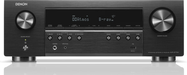 Denon AVR-S770H 7.2 channel AVR. 8K video & HEOS