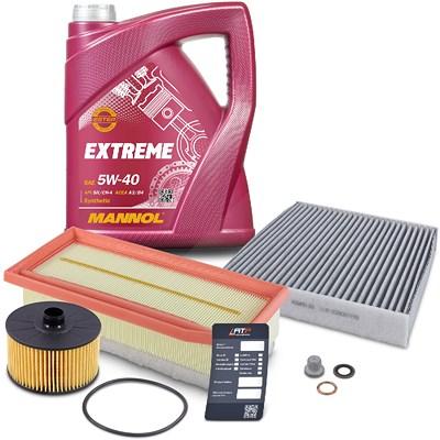 Bestprice Inspektionspaket SET A + 5L 5W-40 Motoröl für Dacia, Renault Image
