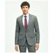 Brooks Brothers Men's Explorer Collection Classic Fit Wool Plaid Suit Jacket | Grey | Size 41 Regular