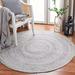 collection 9 round grey brd851f flatweave country cottage reversible entryway foyer living room bedroom kitchen area rug