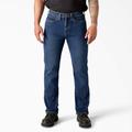 Dickies Men's Flex Regular Fit 5-Pocket Jeans - Medium Denim Wash Size 34 X 32 (DD605)