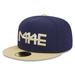 Men's New Era Navy Milwaukee Brewers Cooperstown Collection Retro City 59FIFTY Fitted Hat