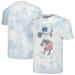 Unisex White Mickey & Friends Plaid Graphic T-Shirt