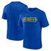 Men's Fanatics Branded Royal Los Angeles Rams End Zone T-Shirt