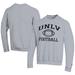 Men's Champion Gray UNLV Rebels Football Powerblend Pullover Sweatshirt