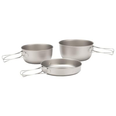 Snow Peak - 3 Piece Titanium Cook Set - Kochset grau Image