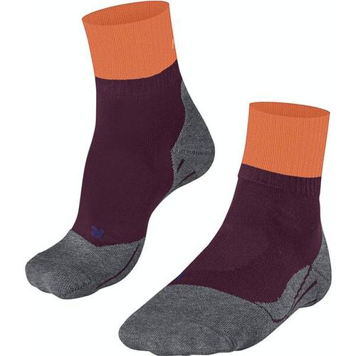 FALKE TK2 Short Cool Damen Socken, Größe 37-38 in Grau