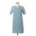 Madewell Casual Dress: Blue Dresses - Women's Size 2X-Small