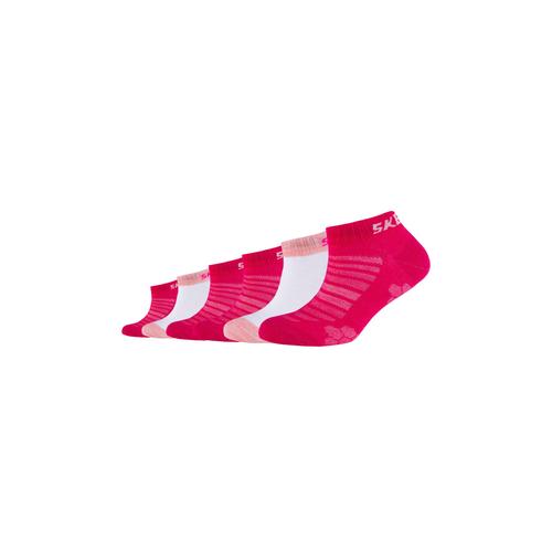 „Sneakersocken SKECHERS „“Sneakersocken 6er Pack““ Gr. 31/34, pink (pink glow mix) Kinder Socken“